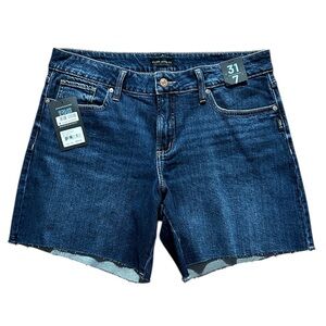 NEW Silver Suki Long Jean Shorts